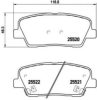 BREMBO P 30 063 Brake Pad Set, disc brake